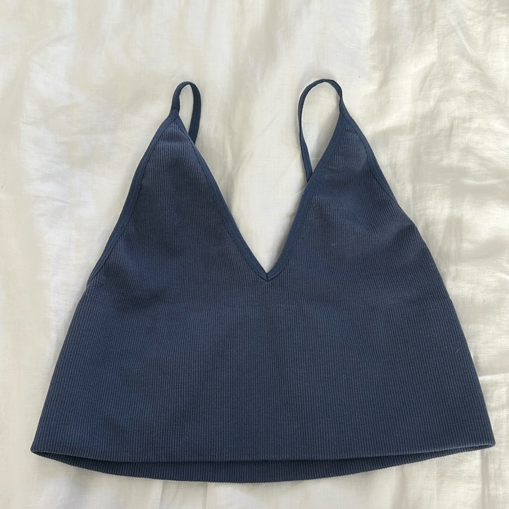 VICI ribbed cropped top